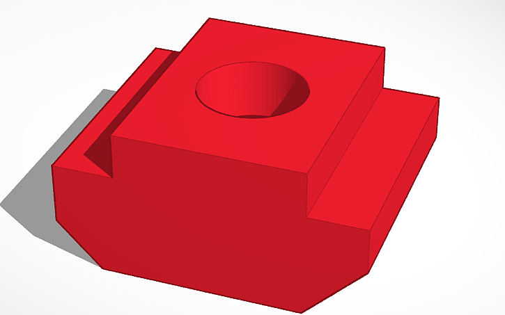 3D design v-slot - Tinkercad