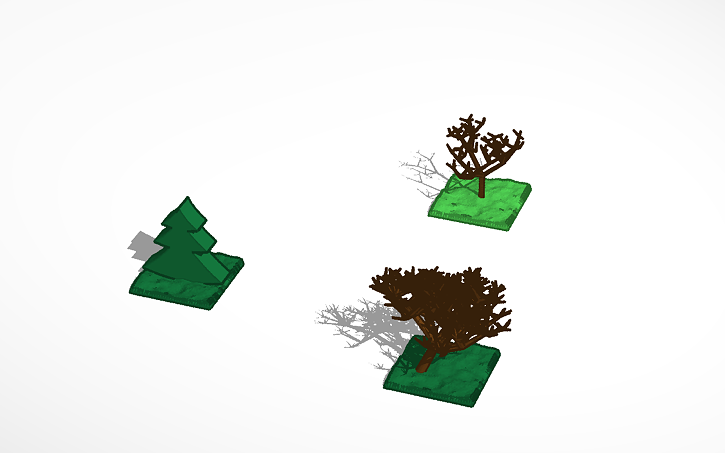 3D design Trees - Tinkercad
