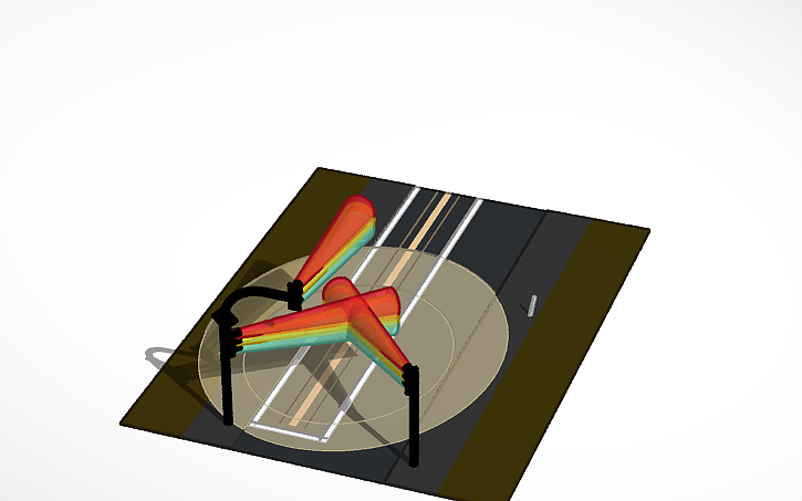 3D design Stop Lights in Fog - Tinkercad