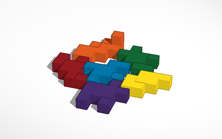 3D design 3D Puzzle - Tinkercad