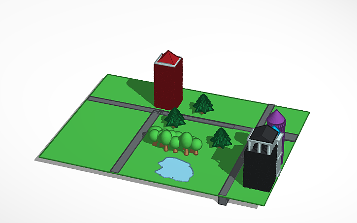 3D design Bover Park - Tinkercad