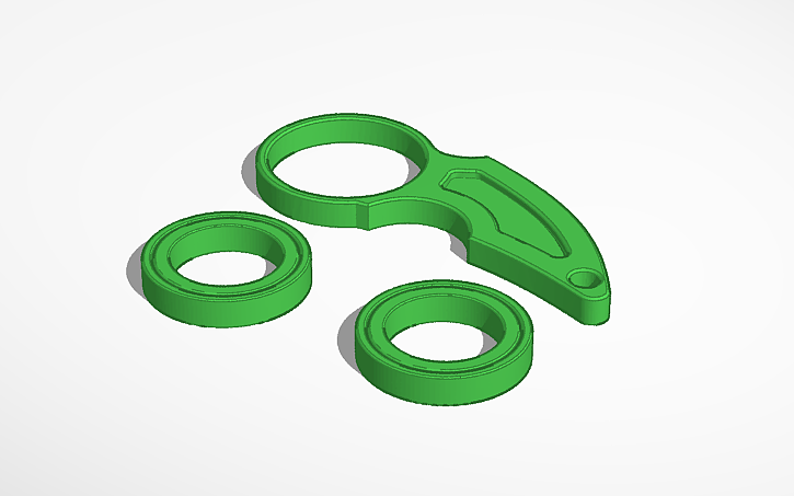3D design The Keyrambit - Tinkercad