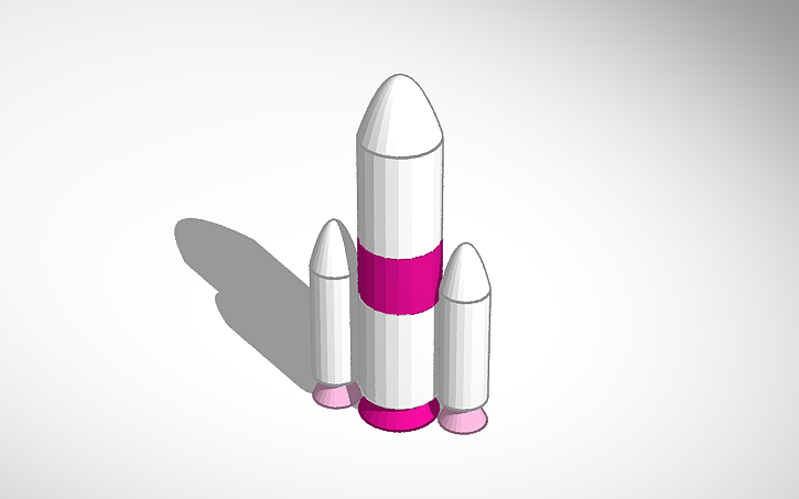 3D design Rocket Ship Design - Tinkercad