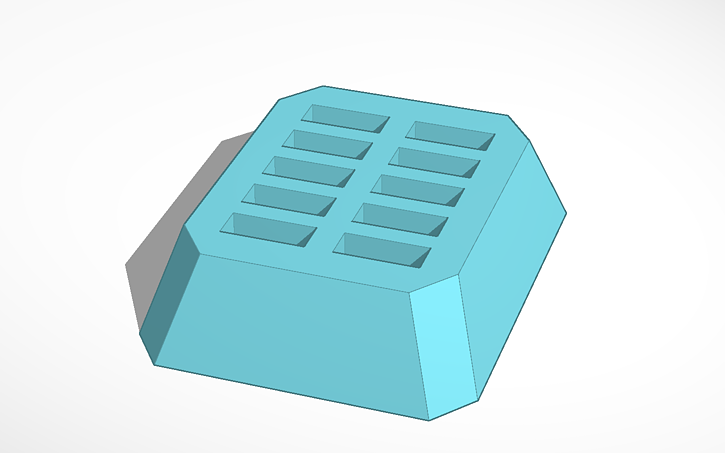 3D design USB Stick Stand - Tinkercad