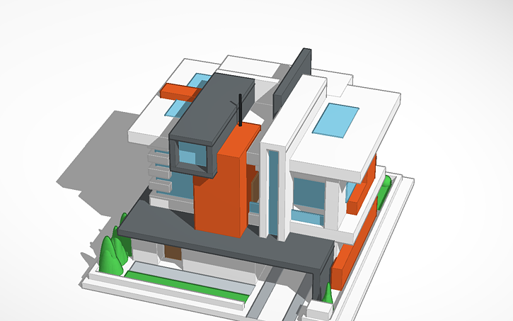 Modern House 6 Tinkercad