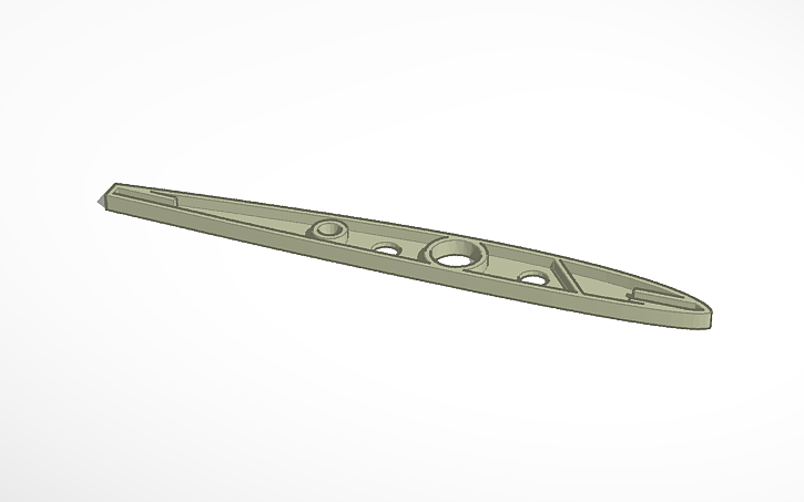 3D design Wing Rib 004 - Tinkercad