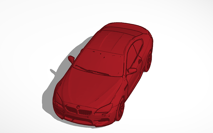 3D design BMW M6 - Tinkercad