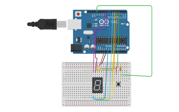 Circuit design Practica 4 | Tinkercad