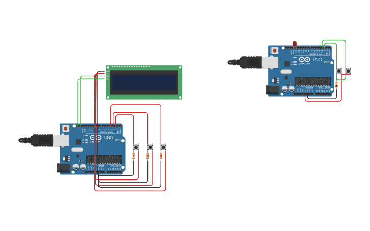 Circuit design Tugas hitungan tanpa henti - Tinkercad