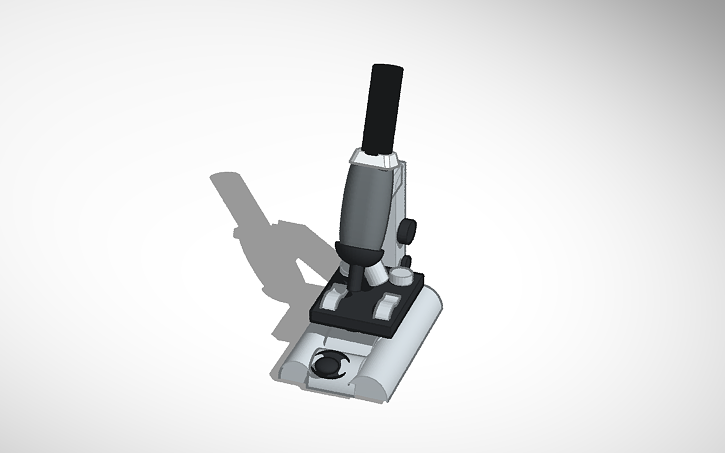 Microscope Cad 3D design Joe_Microscope - Tinkercad