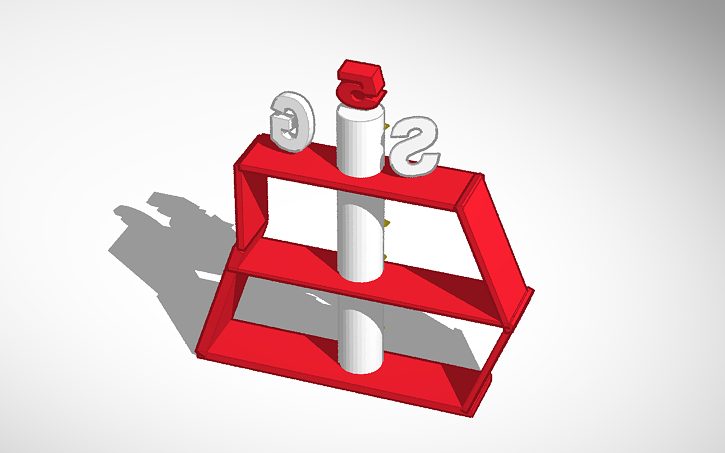 3D design Special Designed Shelf | Tinkercad