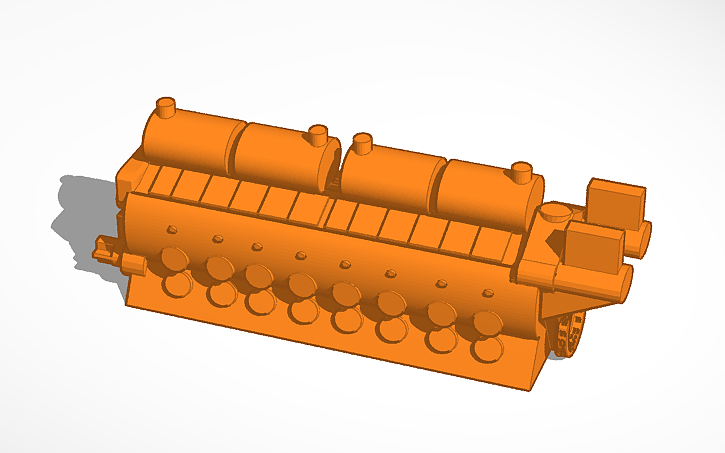 3D design EMD 567 V4 - Tinkercad