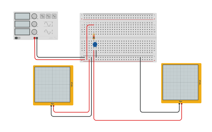 Circuit Design Filtro Pasa Bajas Tinkercad