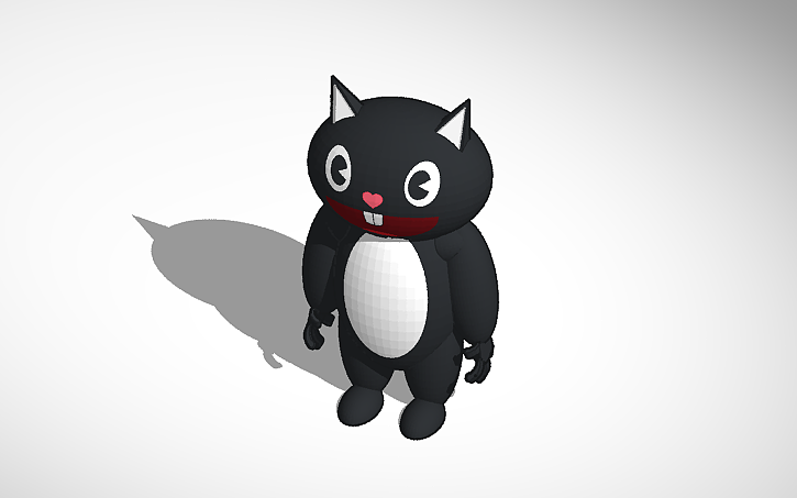 3D design htf Character Template - (Cat) - Tinkercad