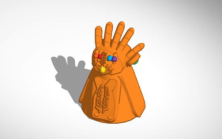 3D design INFINITY GAUNTLET | Tinkercad
