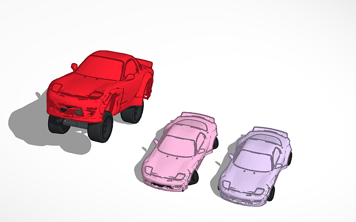 3D design Rx-7 mania! - Tinkercad
