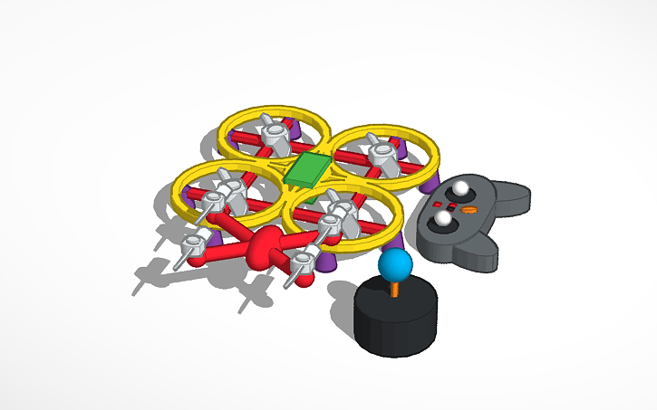 3D design drone - Tinkercad