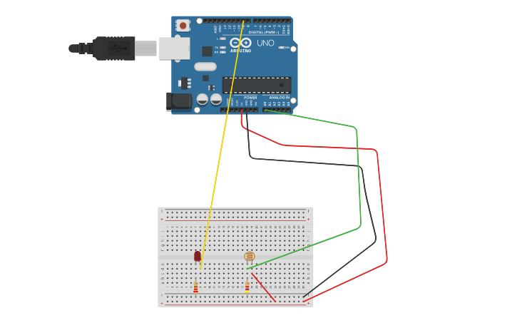 Circuit design Task 4 - Tinkercad
