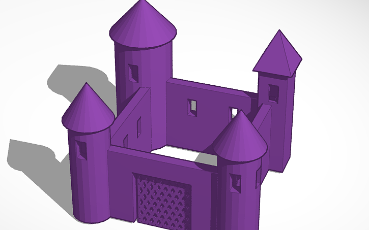 3D design Castillo - Tinkercad