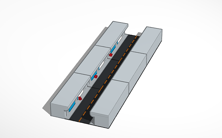 3D design High Street - Tinkercad