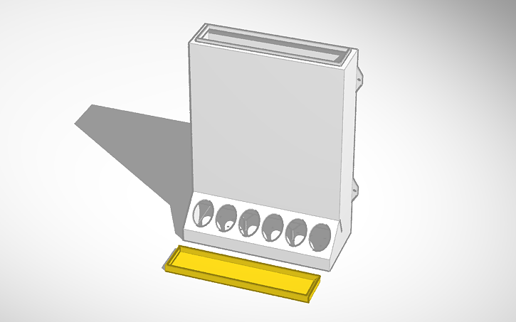 Chicken Feeder Wall Mounted Tinkercad