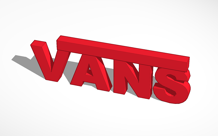 Vans Logo Tinkercad