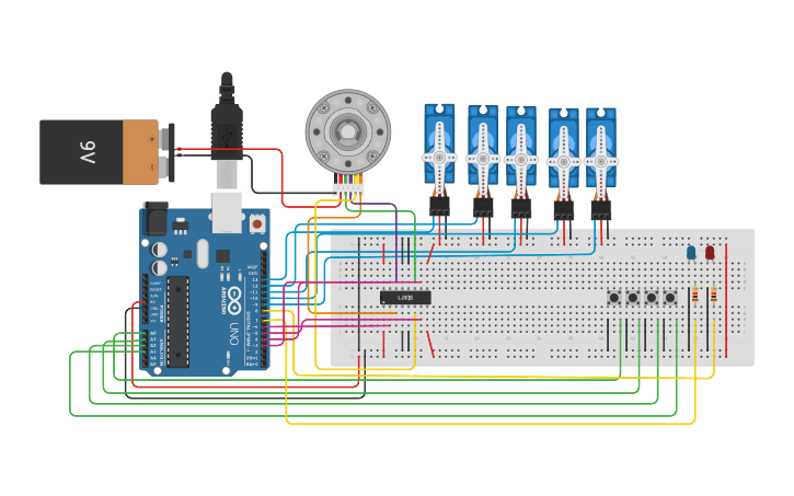 Circuit design Assignment 3 - Tinkercad