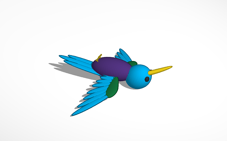 3D design Hummingbird | Tinkercad