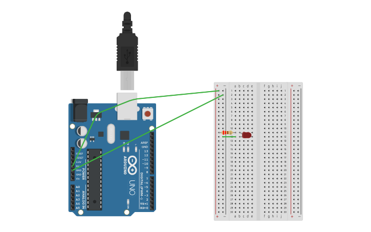 Circuit design arduino 1 - Tinkercad