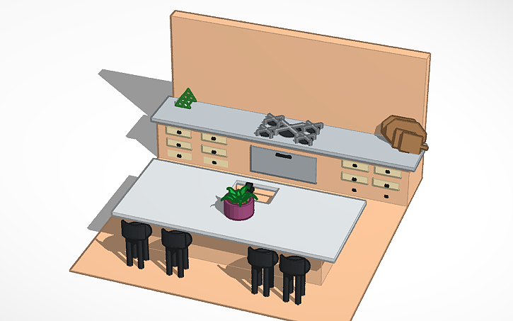 3D design Kitchen - Tinkercad