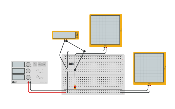 Circuit design Unfiltered half wave rectifier - Tinkercad