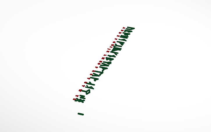 3D design Dwarven Runes Alphabet - Khuzdul Ereborian Circith Angerthas ...