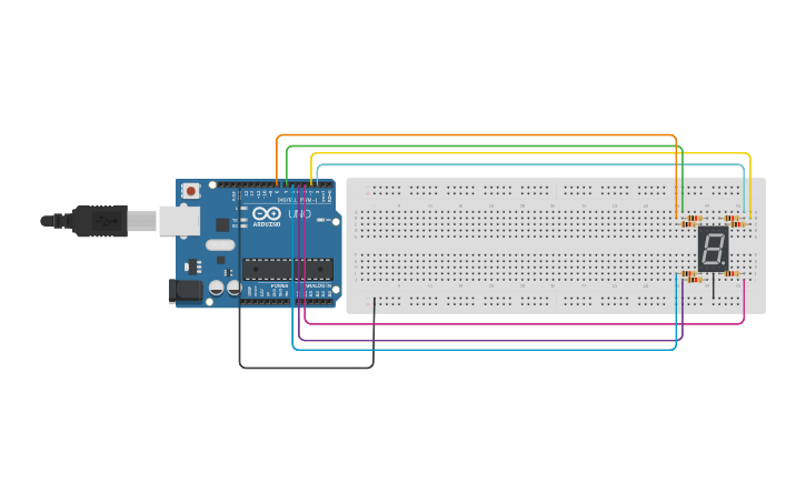 Circuit design Arduino - Tinkercad