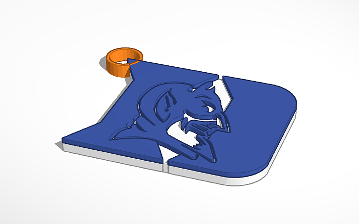3D design Duke_Keychain - Tinkercad