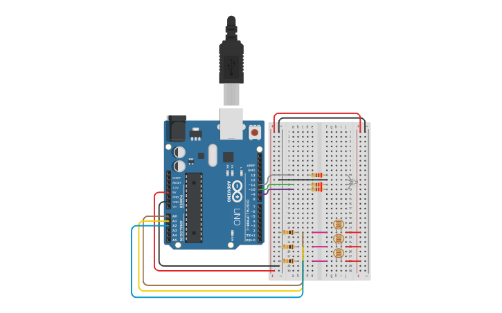 Circuit design Proyecto_4 - Tinkercad