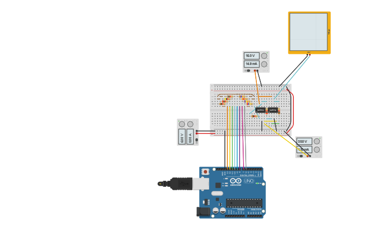 Circuit design Super Robo | Tinkercad