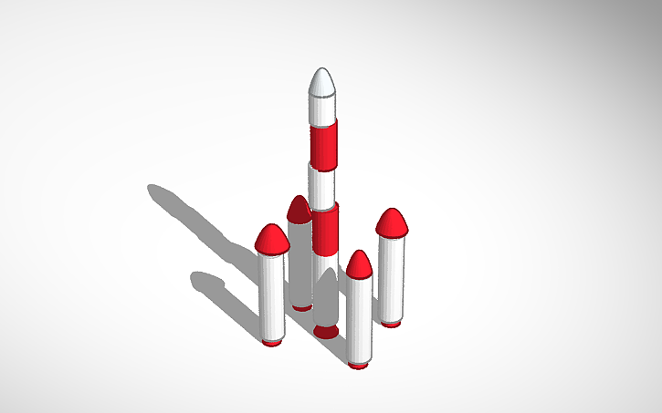 Isro 3dicon 3D design isro psl - Tinkercad