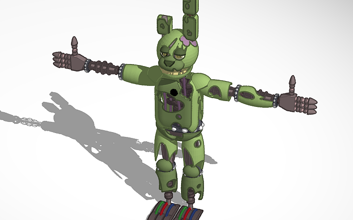 3D design Springtrap - Tinkercad