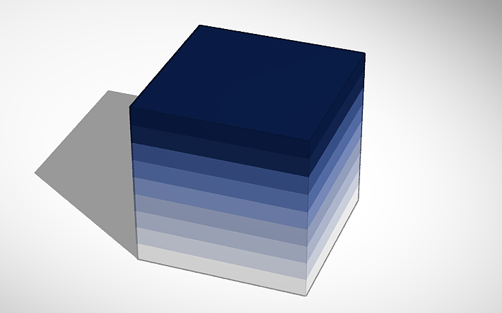 3D design My first gradient cube | Tinkercad