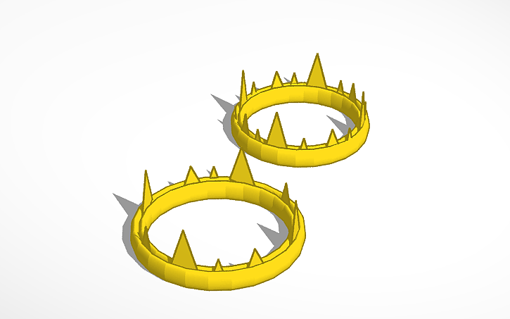 3D design Rings - Tinkercad