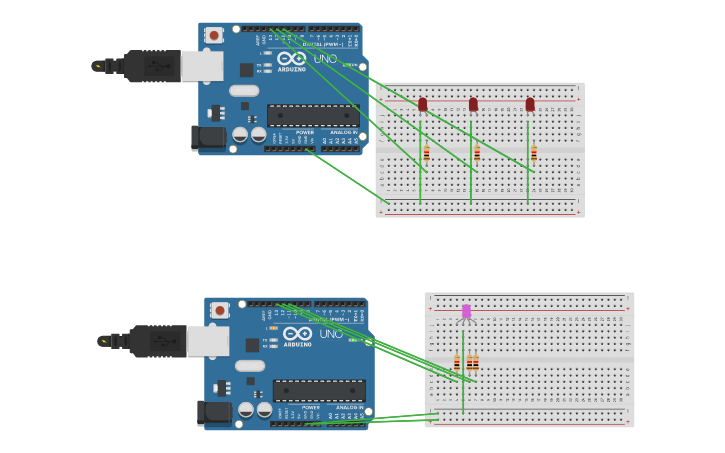 Circuit design 2nd arduino circuit - Tinkercad