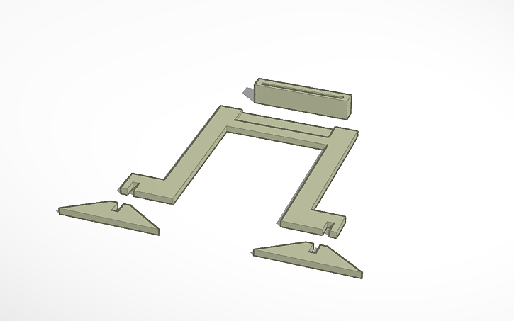 3D design Finish line - Tinkercad