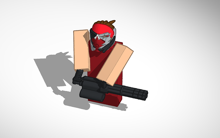 roblox commando tinkercad railgun