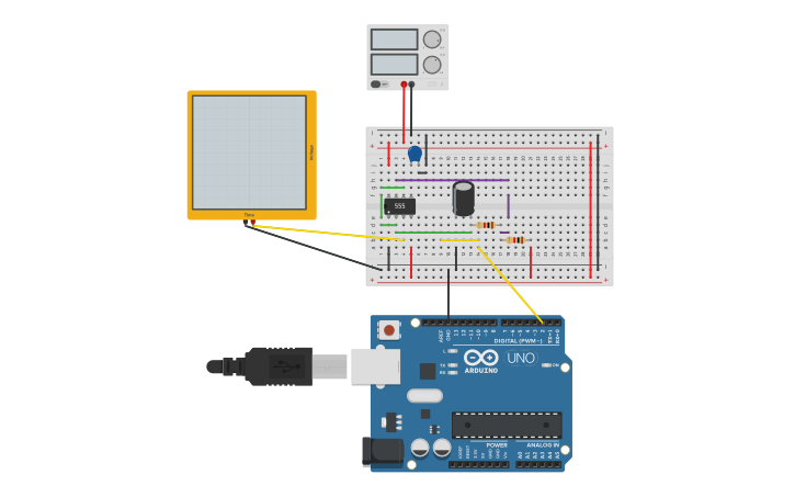 Circuit design Oscilloscope | Tinkercad