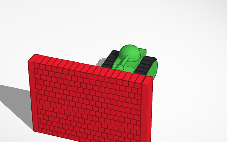 3D design Working Tank - Tinkercad
