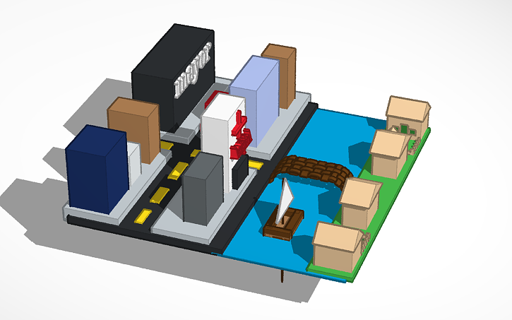 3D design Copy of Cell City - Tinkercad