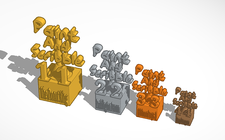 3D design Claim Your Trophys - Tinkercad