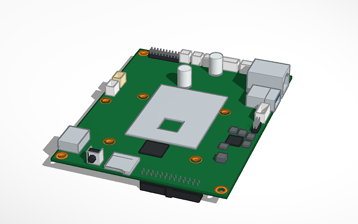 3D design Atomic Pi | Tinkercad