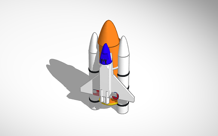 3D design Nasa Rocket ship | Tinkercad