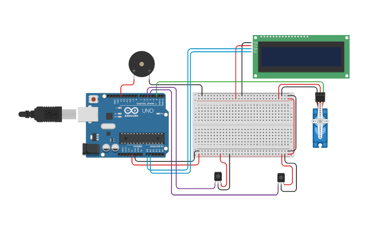 Circuit design Diagrama circuital - Tinkercad